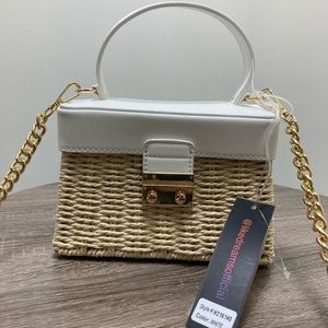 White small Picnic Purse